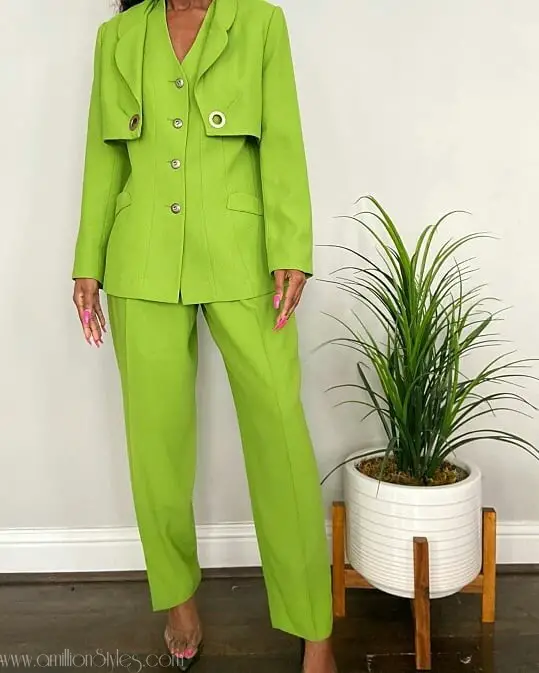 This Must Be The Most Perfect Three Piece Suit For Women, Ever!