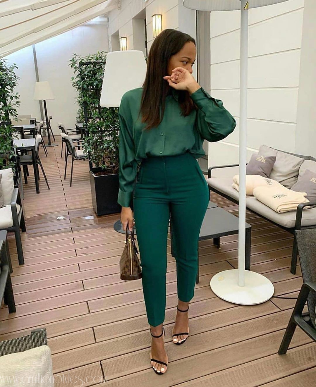 Love Green? Try Out These Green Styles Combo!