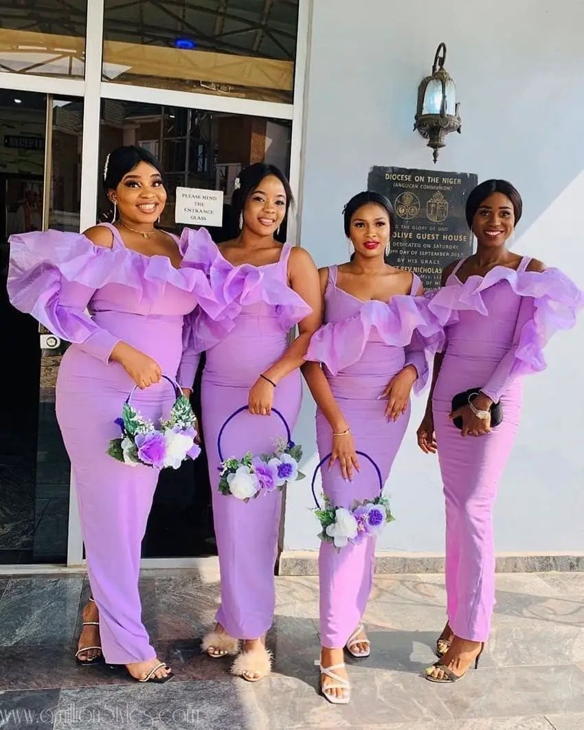 Asoebi Style Trends: Would You Rock The Wavy Sleeves?