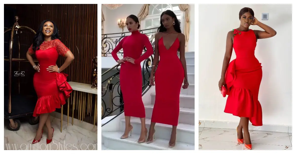 See These Black Women Look Gorgeous Wearing Red