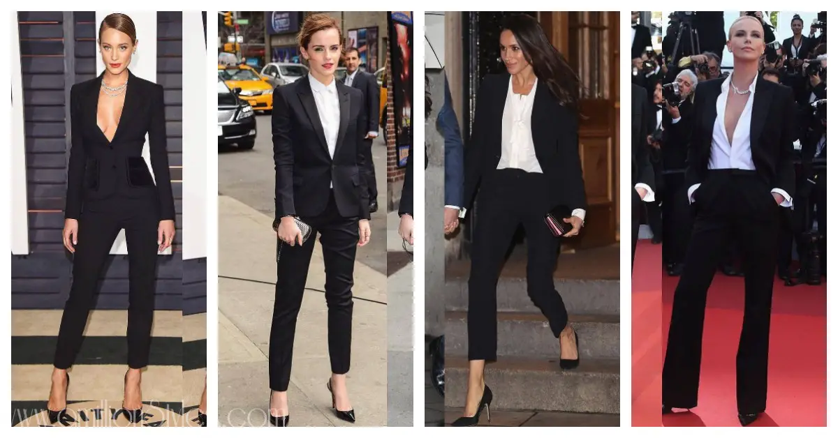 10 Ways To Look Fabulous In Black Suit