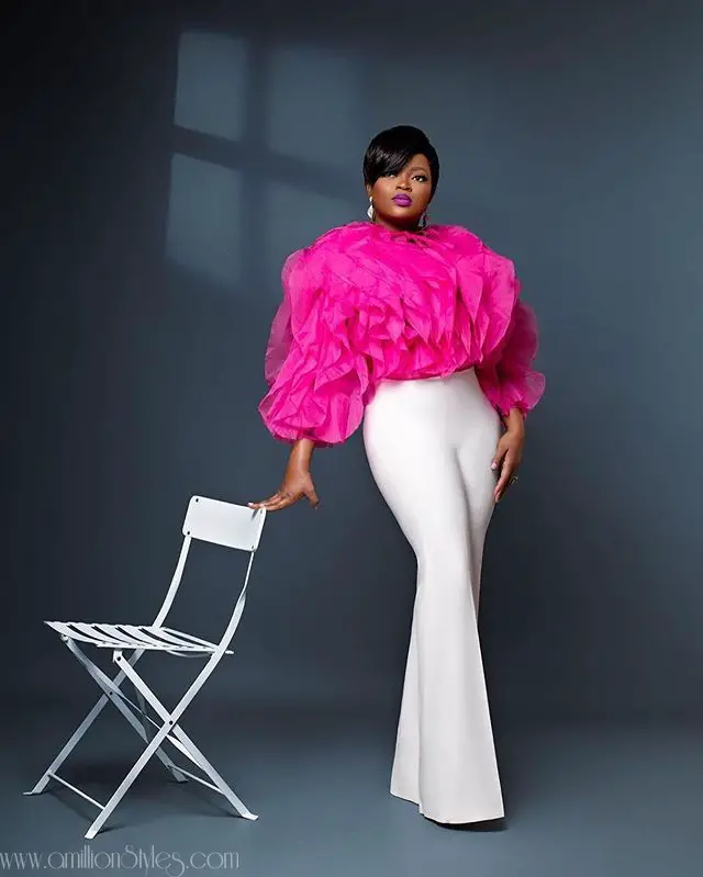 Funke Akindele-Bello Is Stunning In Pink