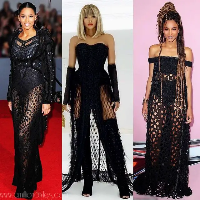 See 7 Times Ciara Rocked Beautiful Sheer Dresses