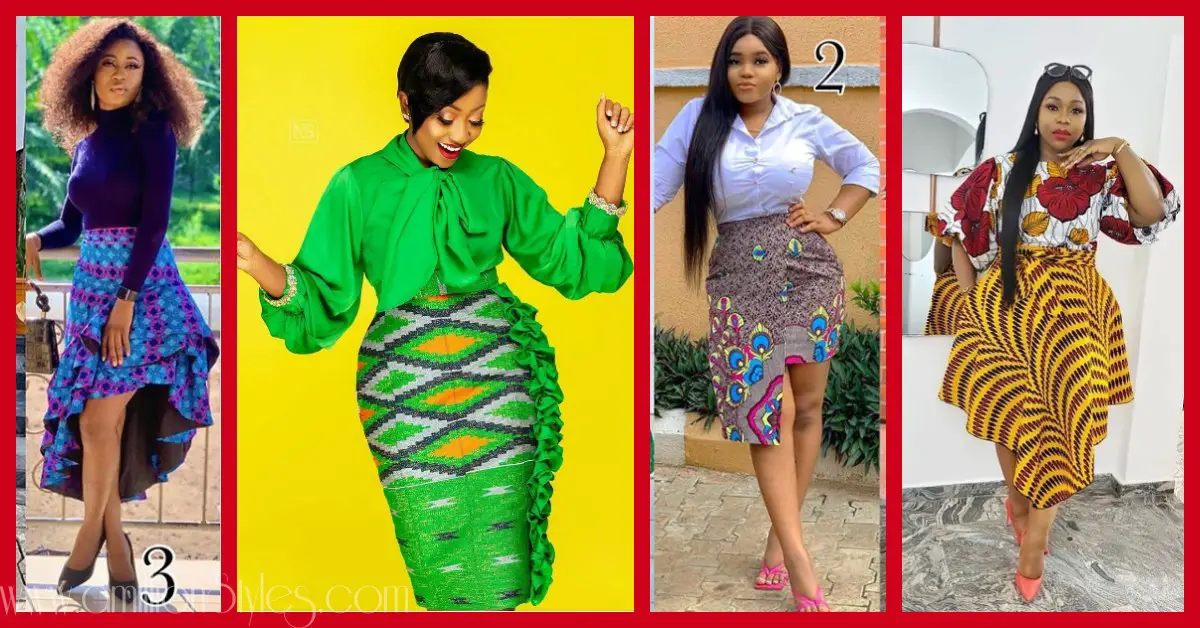 60 latest ankara skirt and blouse styles for the trendy woman in 2022   Legitng