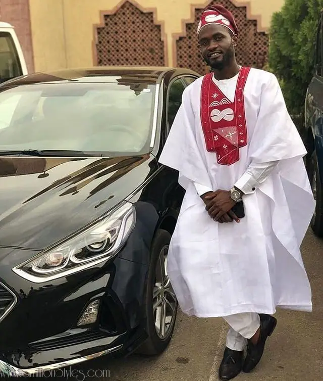 Get Inspiration From These White Atiku Traditional Styles For Men