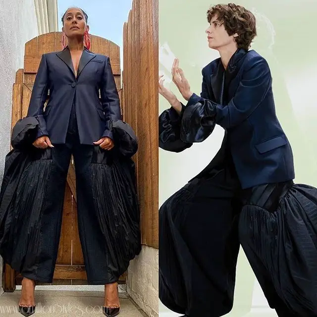 Tracee Ellis Ross Is A Vision In Loewe Avant Garde Pantsuit