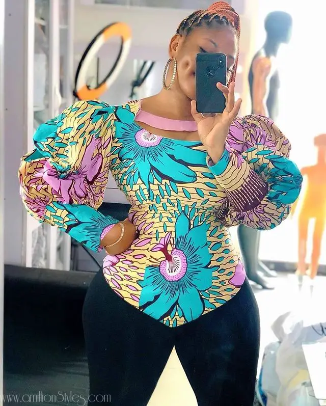 These 6 Stylish Ankara Tops Will Look Good On You