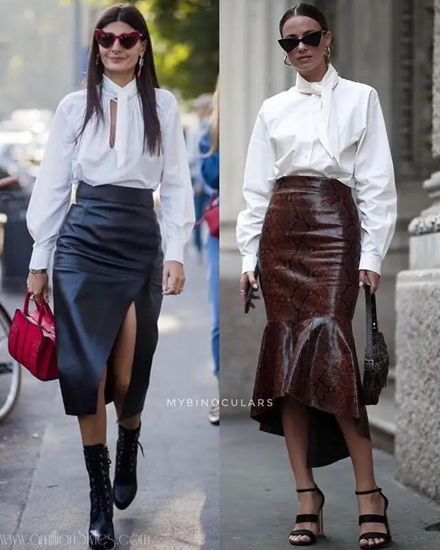 20 Easy Ways To Slay Leather Skirts