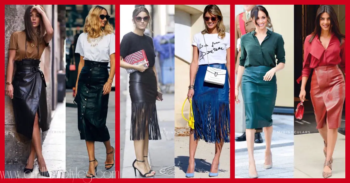 20 Easy Ways To Slay Leather Skirts