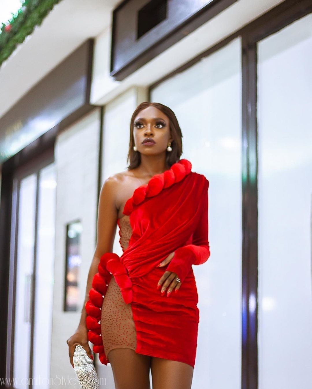 See Beverly Osu's Red Carpet Look To Nneka The Pretty Serpent Premiere