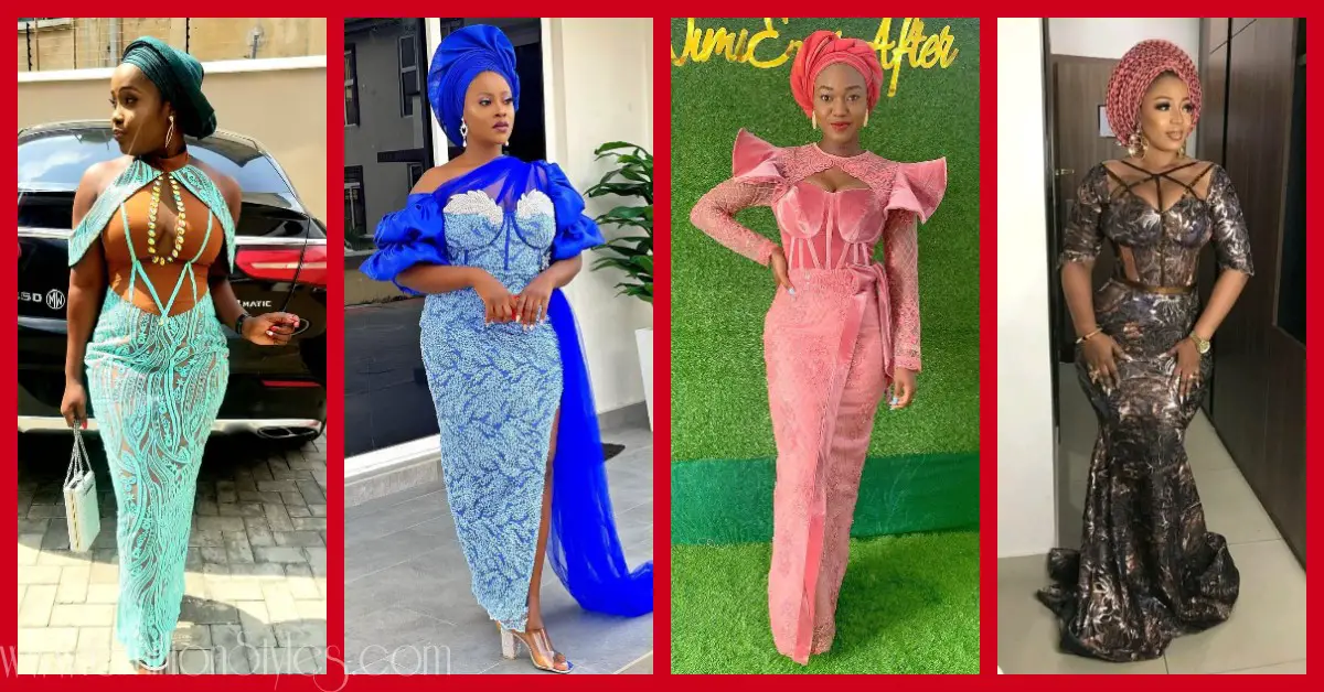 Exquisite Nigerian Lace Asoebi Styles-Volume 14