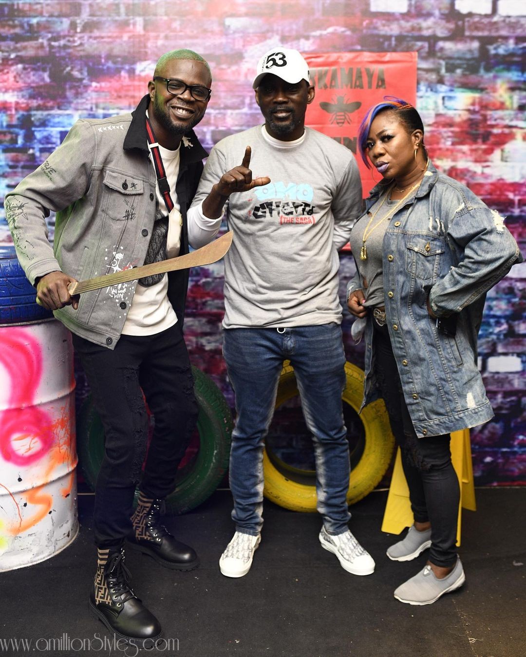 When Ghetto Meets Fabulous: Stars Style At Omo Ghetto The Saga Premiere