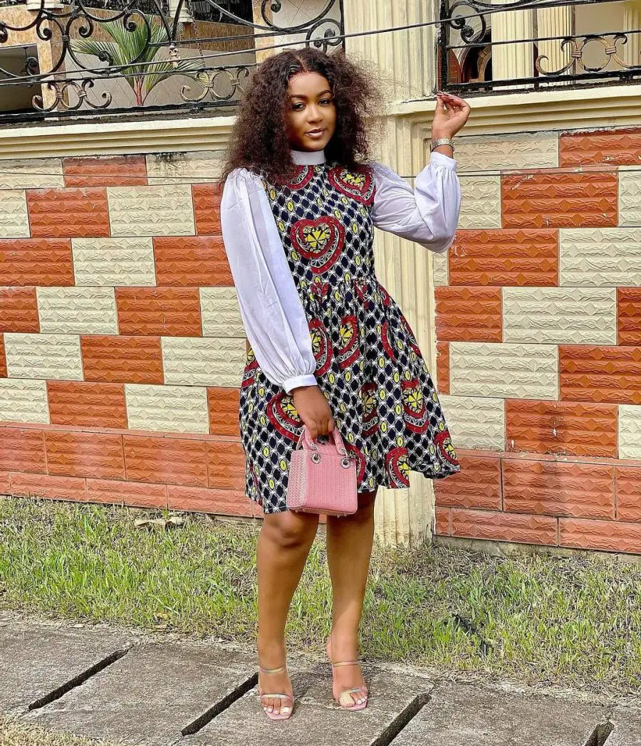 Check Out These 9 Ankara And White Shirt Mix Styles – A Million Styles