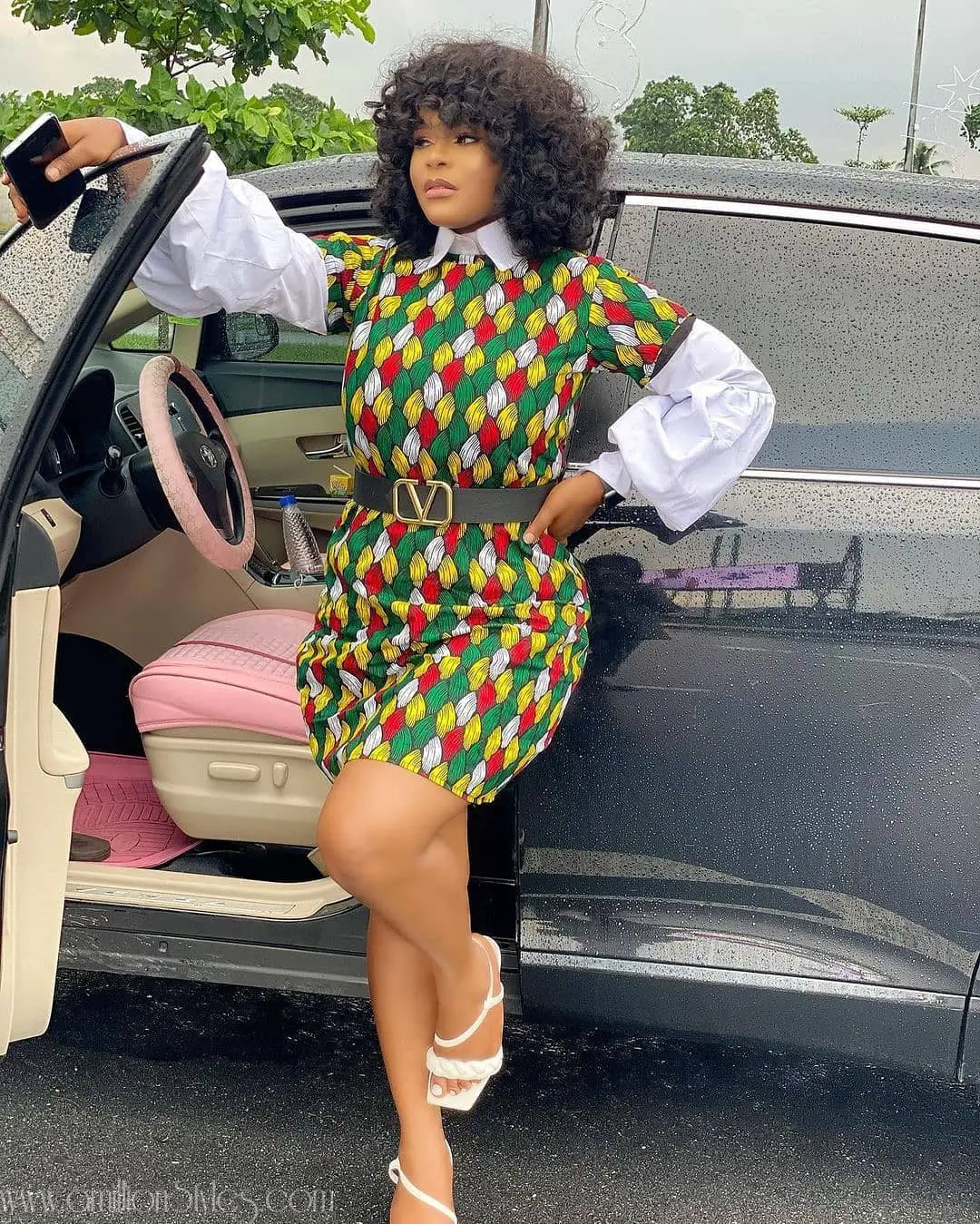 Check Out These 9 Ankara And White Shirt Mix Styles