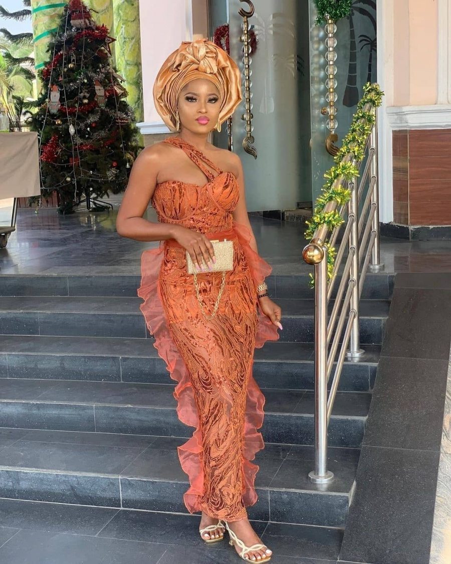 The Most Popular Color Of Asoebi Lace In 2020 Was Orange A Million Styles