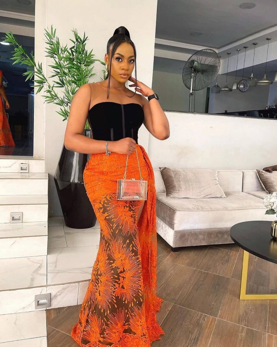 The Most Popular Color Of Asoebi Lace In 2020 Was Orange A Million Styles