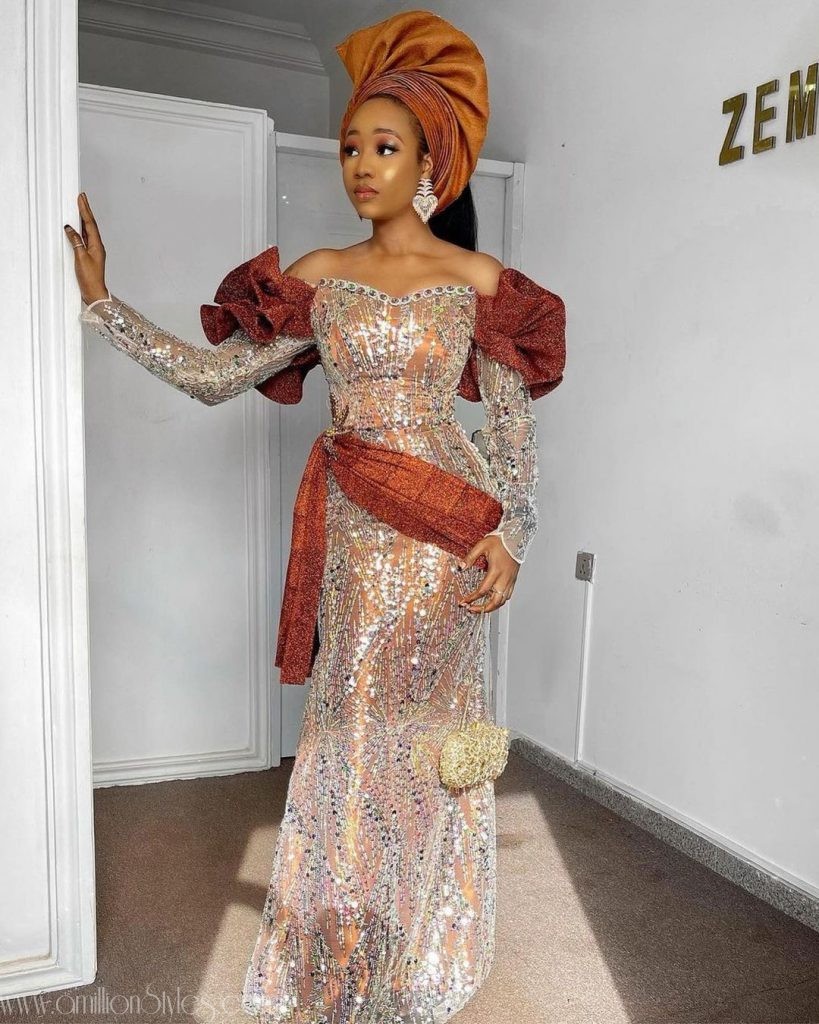Exquisite Nigerian Lace Asoebi Styles-Volume 22 – A Million Styles