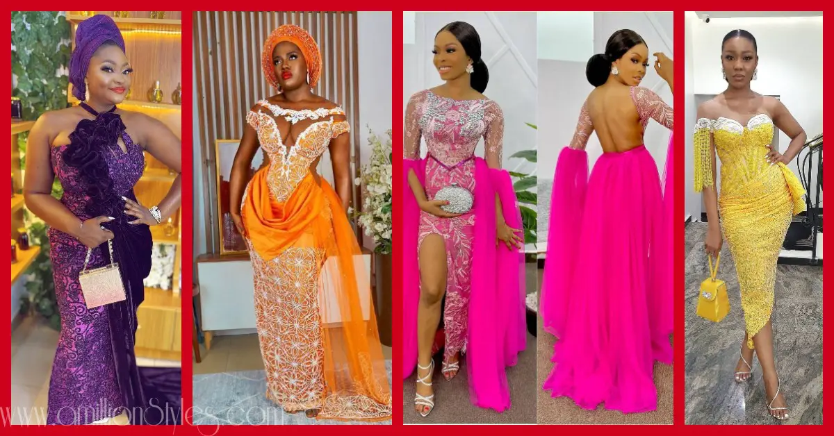 Exquisite Nigerian Lace Asoebi Styles-Volume 24