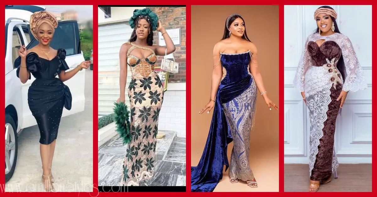 Exquisite Nigerian Lace Asoebi Styles-Volume 26