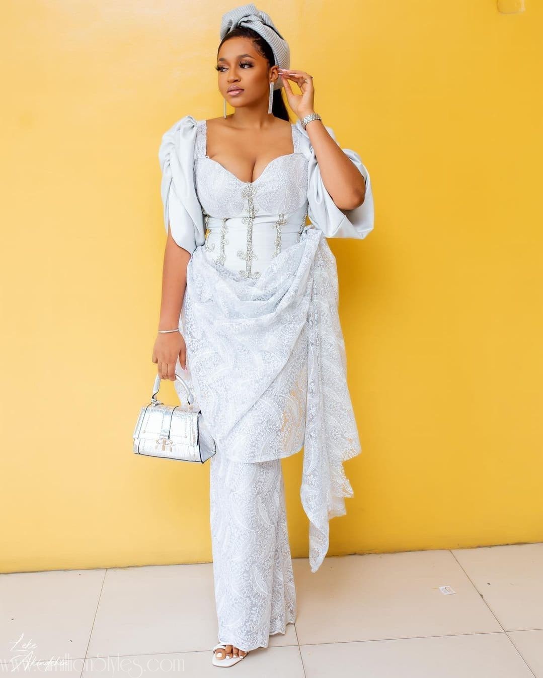 Exquisite Nigerian Lace Asoebi Styles-Volume 33