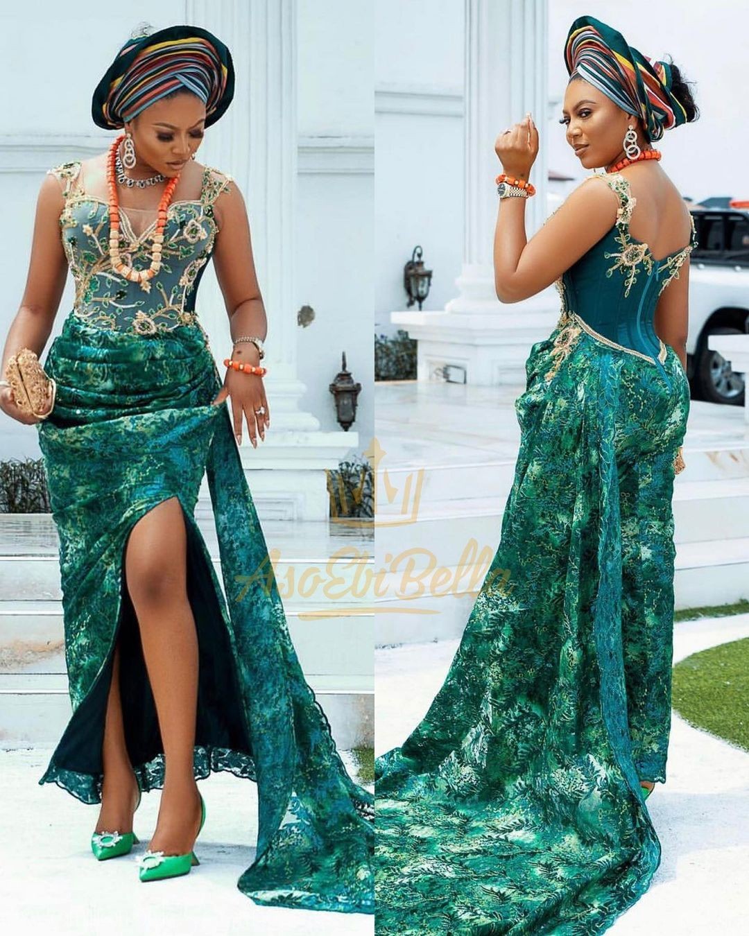 Exquisite Nigerian Lace Asoebi Styles-Volume 36