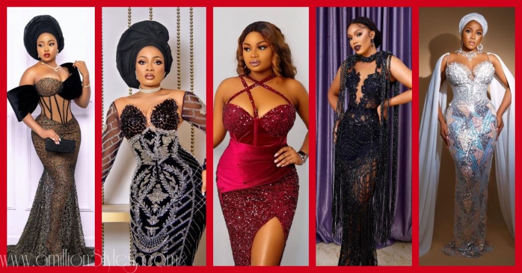 Exquisite Nigerian Lace Asoebi Styles-Volume 35