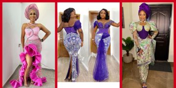 Exquisite Nigerian Lace Asoebi Styles-Volume 37