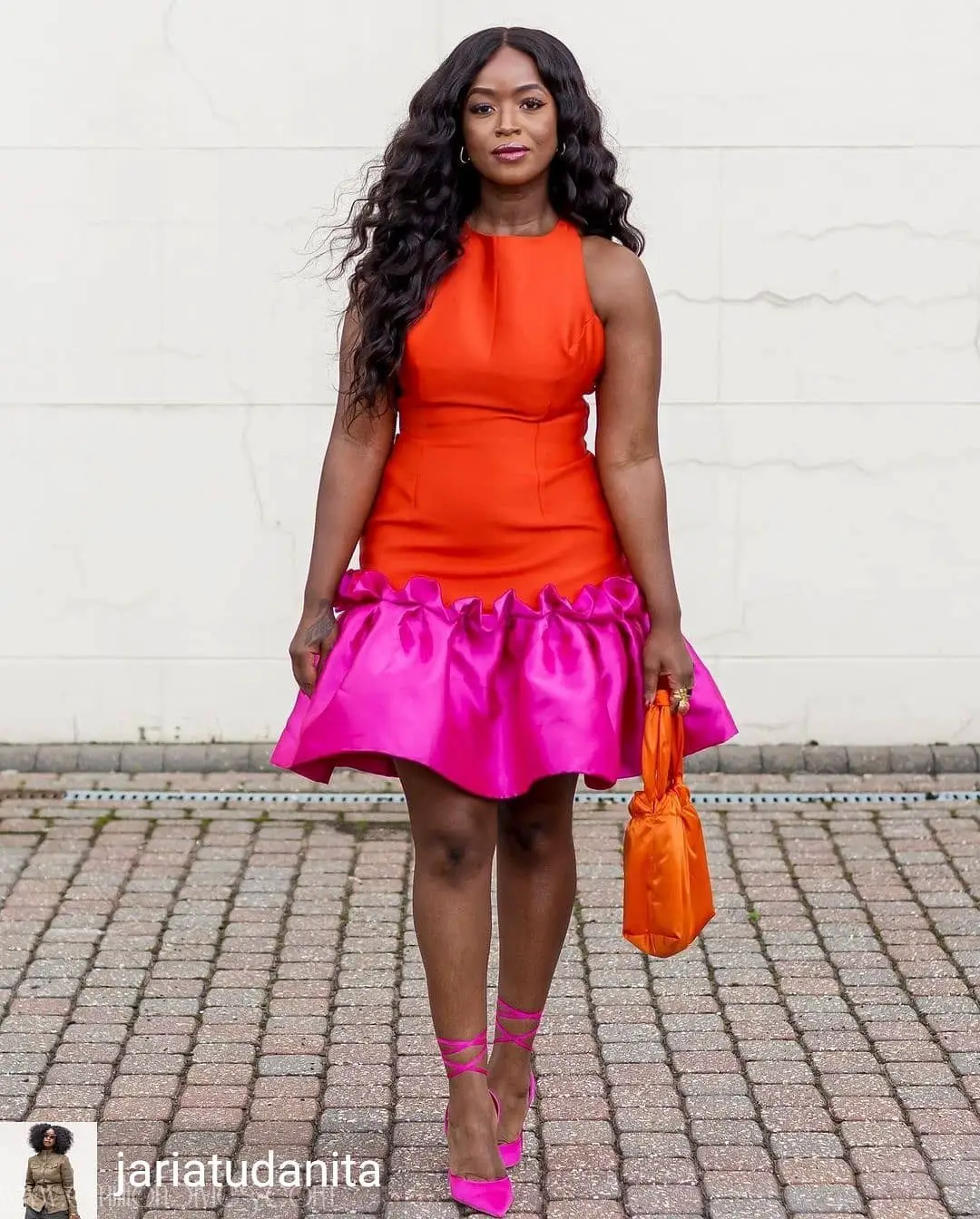 These 15 Styles Show How Good Pink And Orange Combination Look!
