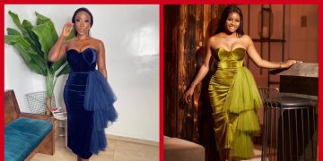 Beverly Naya Vs Anita Brows: Who Wore The Ann Cranberry Dress Better?