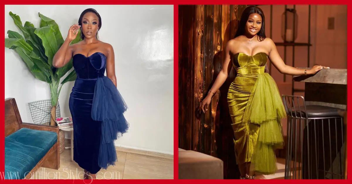 Beverly Naya Vs Anita Brows: Who Wore The Ann Cranberry Dress Better?