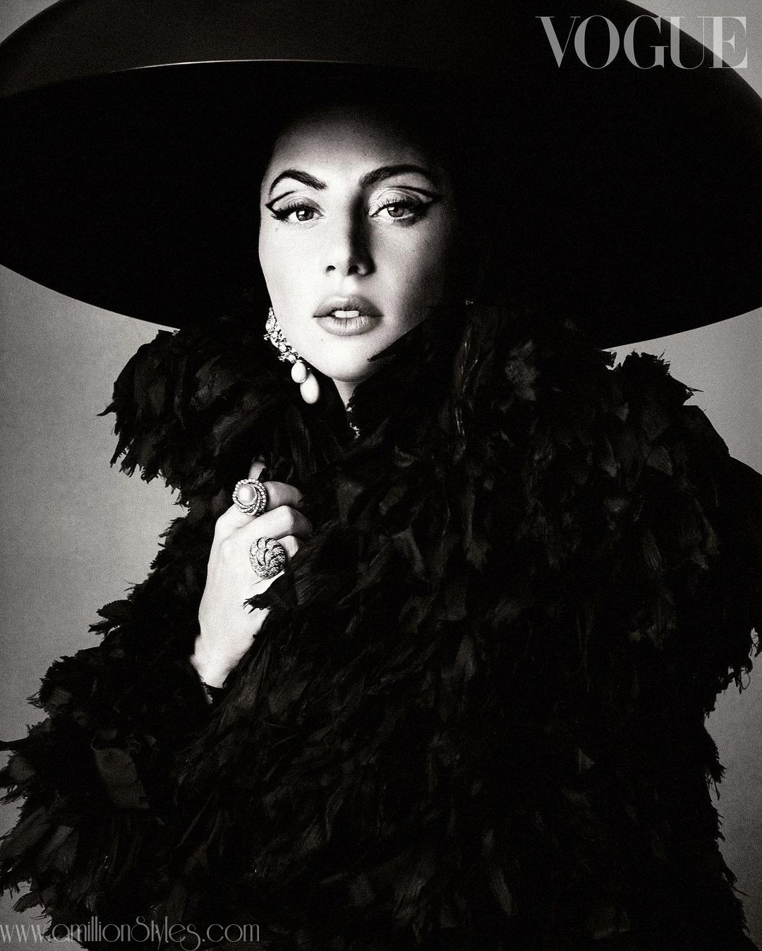 Lady Gaga Graces The Covers Of British And Italian Vogue