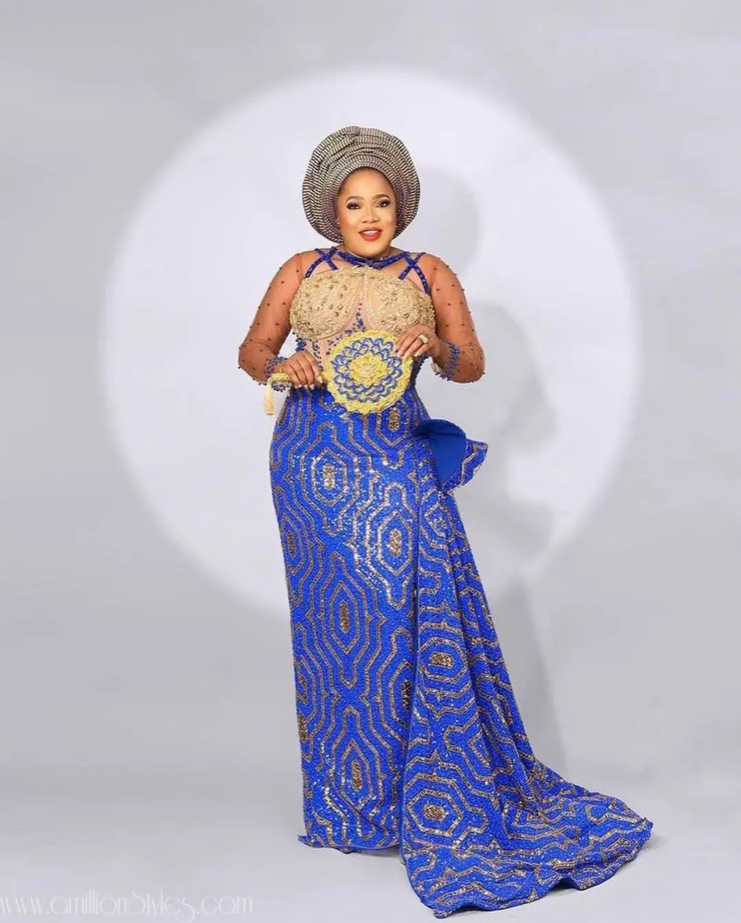 Exquisite Nigerian Lace Asoebi Styles-Volume 42