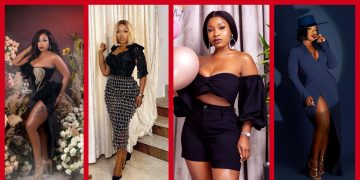 MUST SEE: Big Brother Naija's Jackie Bent In Black Outfits