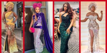 Exquisite Nigerian Lace Asoebi Styles-Volume 43