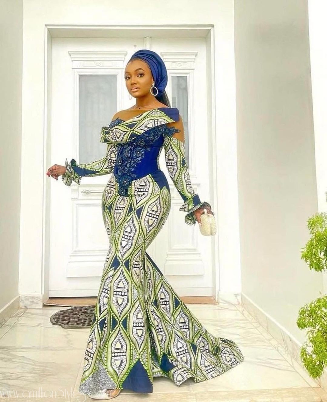 Here Are The 10 Latest Ankara And Lace Mix Styles