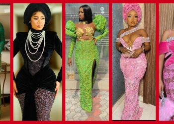 Exquisite Nigerian Lace Asoebi Styles-Volume 49