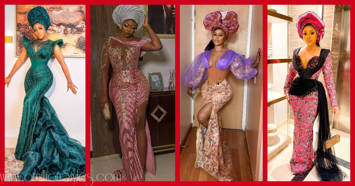 Exquisite Nigerian Lace Asoebi Styles-Volume 48