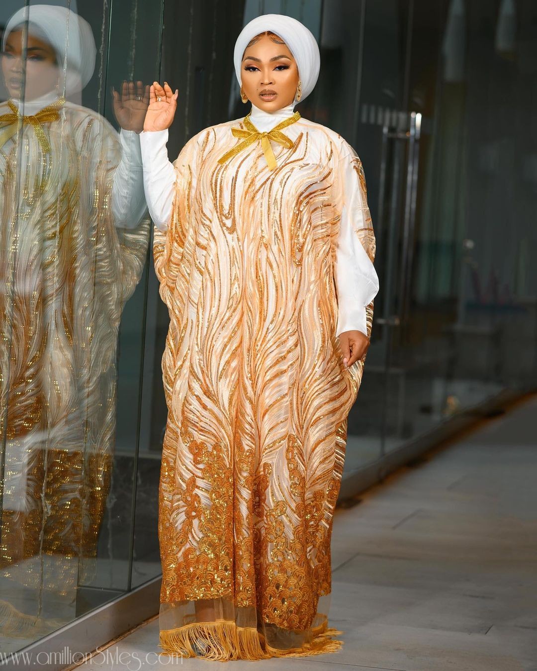 Mercy Aigbe, Others Stun In These 8 Rich Aunty Maxi Styles 