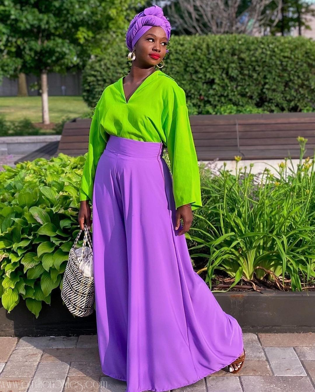 These Gorgeous Women Show Us How To Pair Bright Colour Outfits
