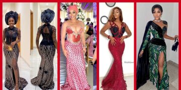 Exquisite Nigerian Lace Asoebi Styles-Volume 50