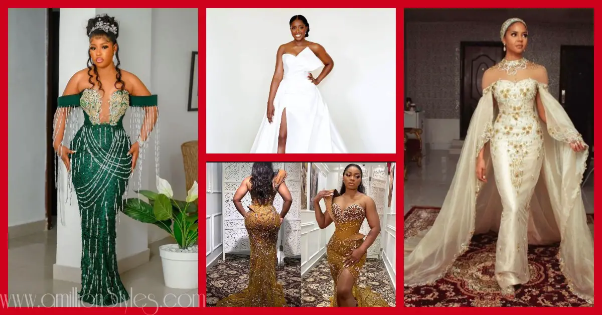 10 Nigerian Wedding Reception Dresses For Brides