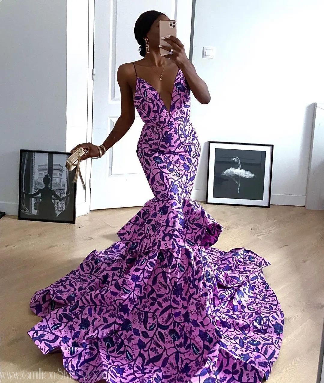 Swoon Over These 12 Beautiful Long Ankara Dresses