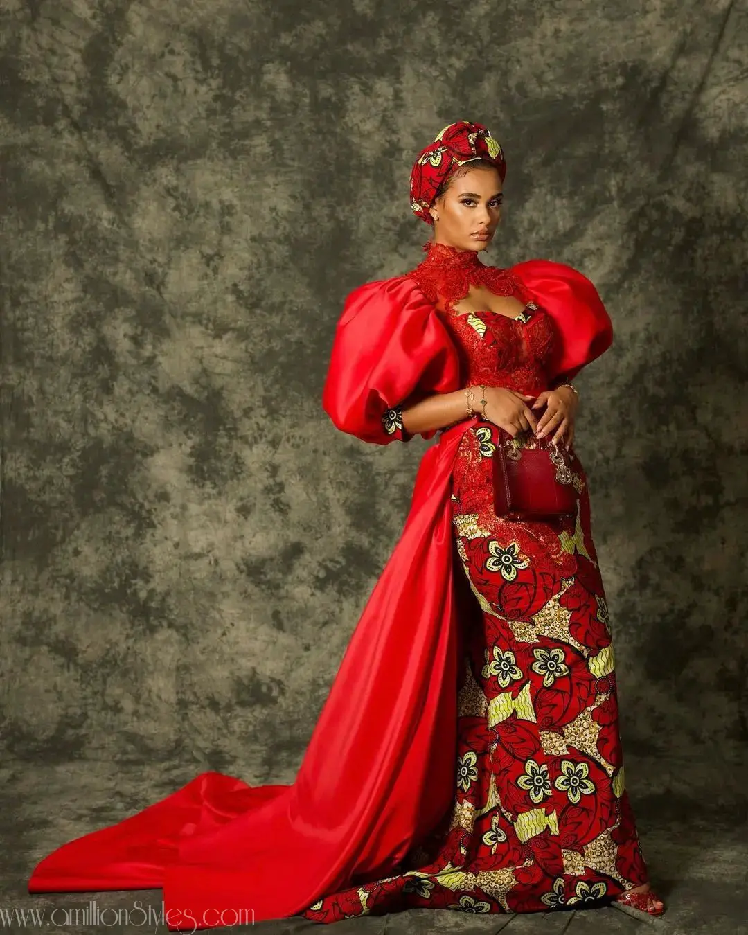 10 Beautiful Long Ankara Styles For Women