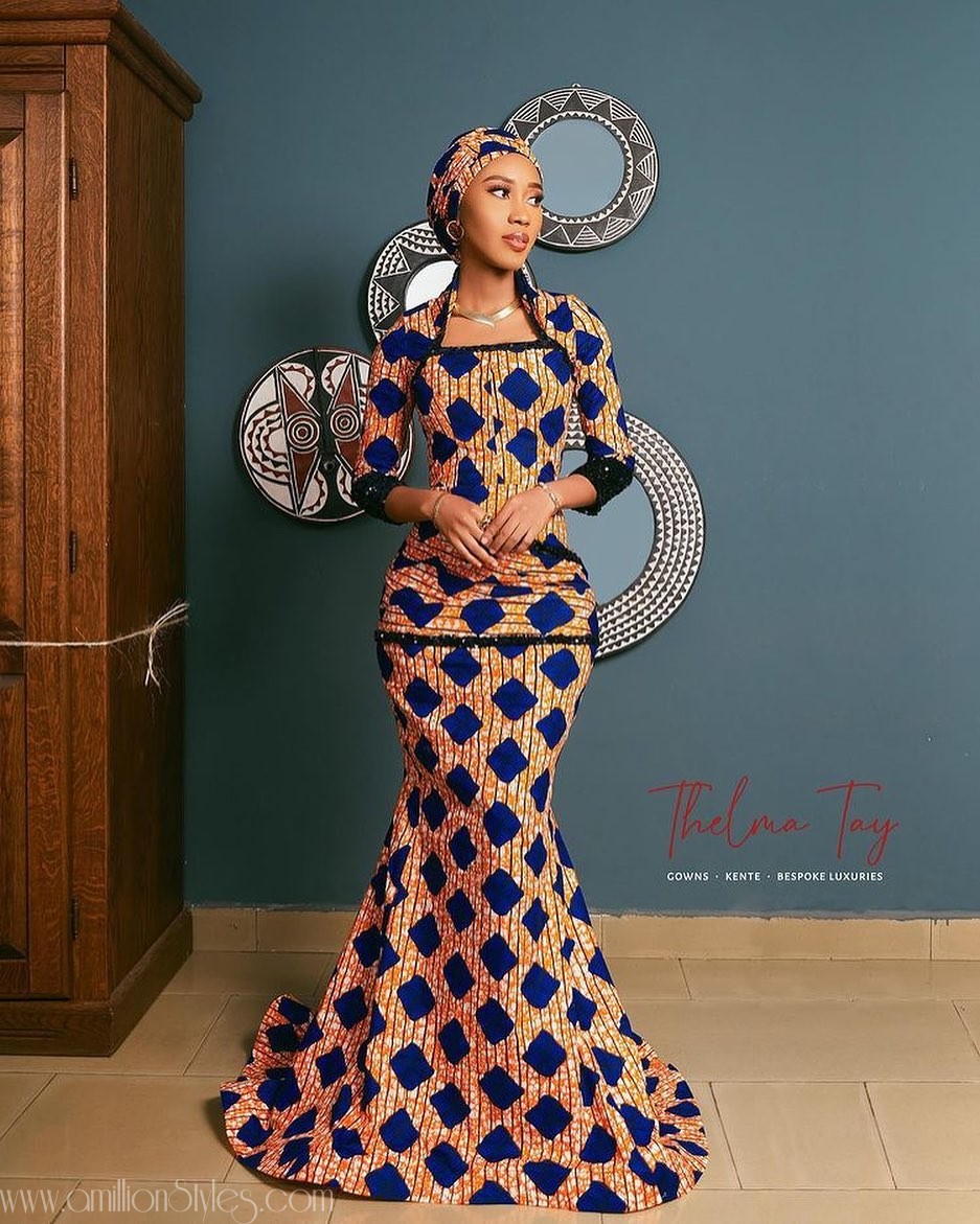 Embarrassed By Your Wardrobe? Spice It Up With These 10 Long Ankara Styles