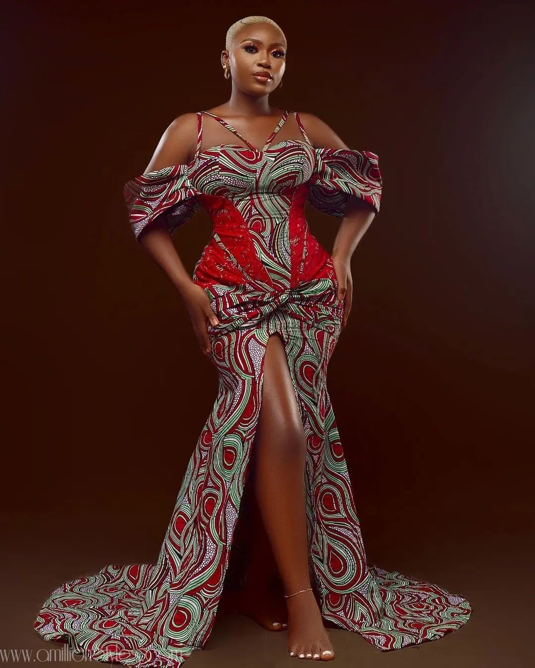 Embarrassed By Your Wardrobe? Spice It Up With These 10 Long Ankara Styles
