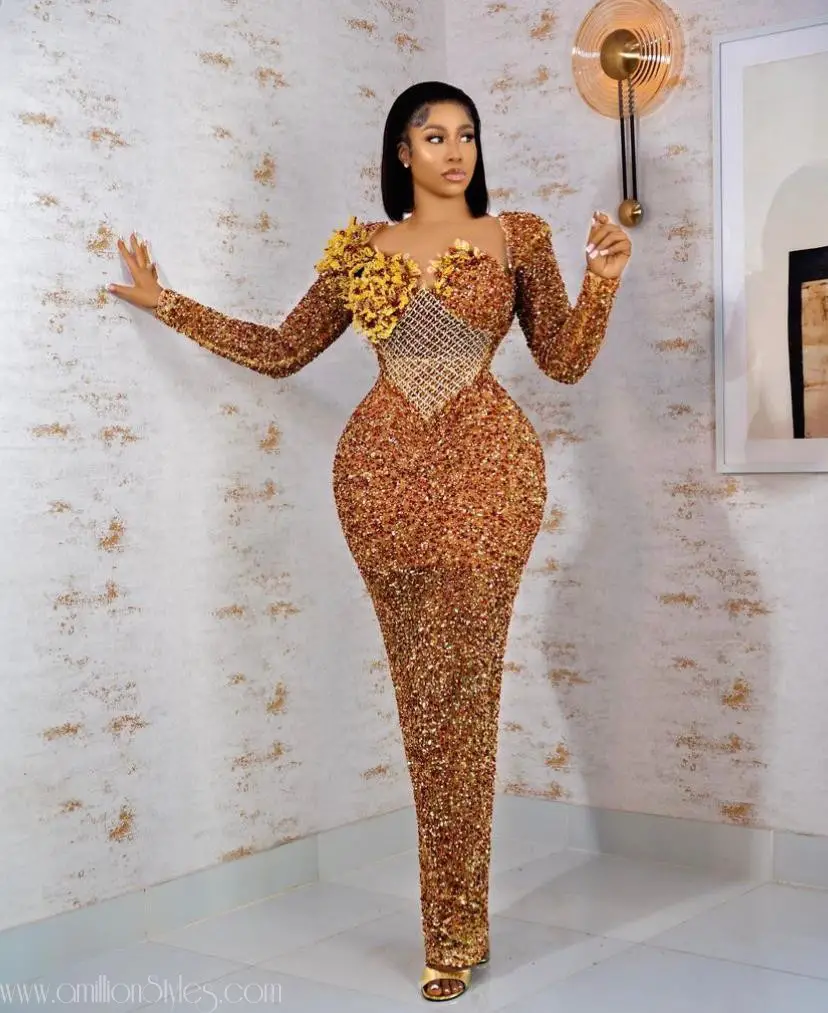 Latest Nigerian Dinner Gown Styles in 2022