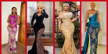 Exquisite Nigerian Lace Asoebi Styles-Volume 63