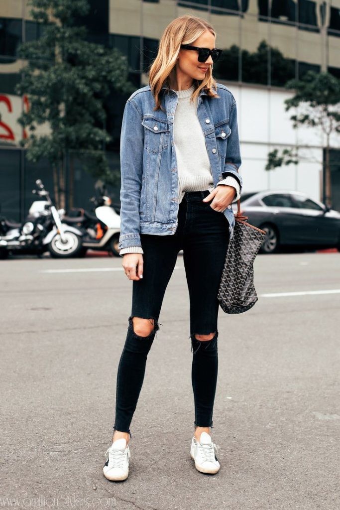 19 Ripped Jeans Street Style Reigning Now – A Million Styles