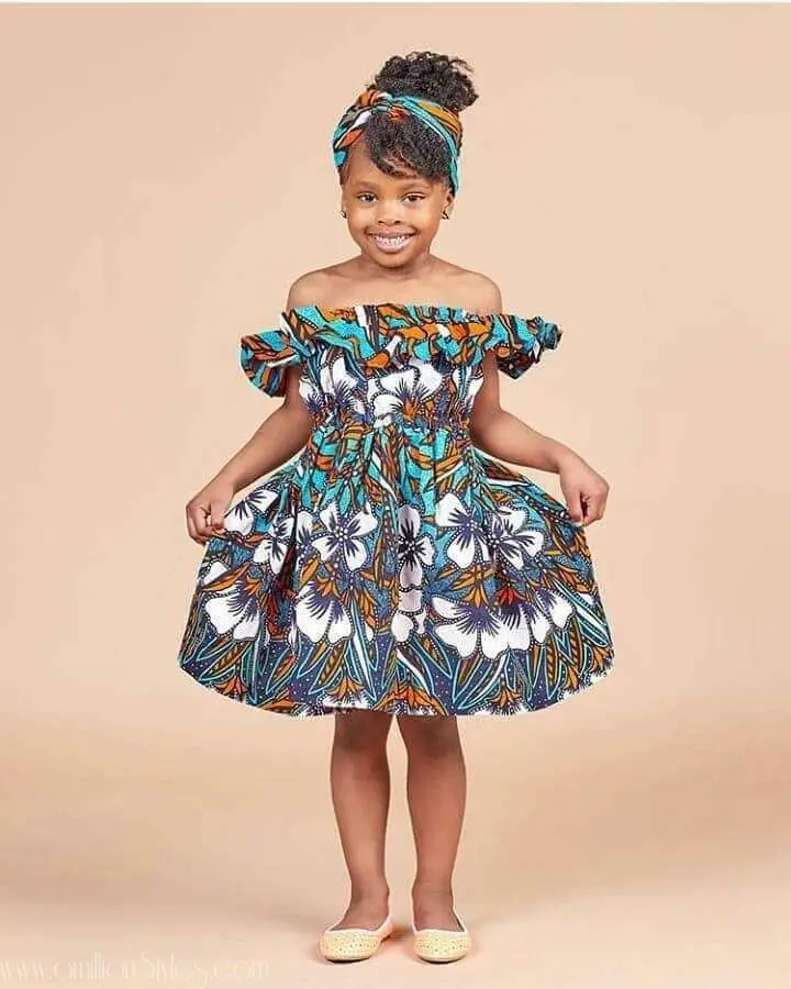 19+ Ankara Gown Styles For Children This Season 