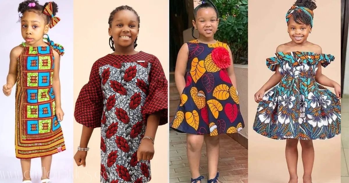 19+ Ankara Gown Styles For Children This Season